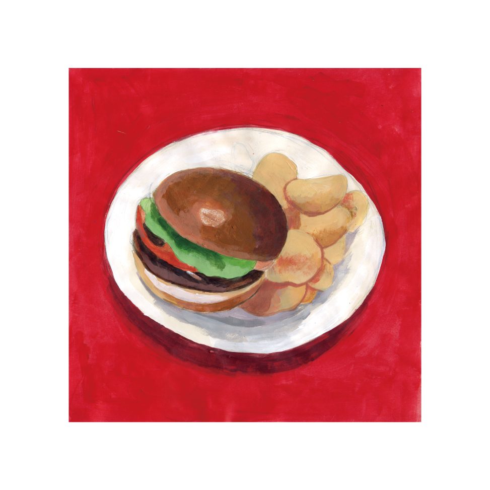 ハンバーガーのイラスト