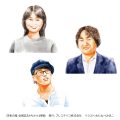 人物のイラスト、似顔絵