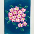 花（ツクシイバラ）の絵